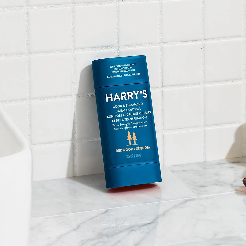Harry’s Redwood Odour & Enhanced Sweat Control Extra-Strength Antiperspirant Stick for Men - 70g