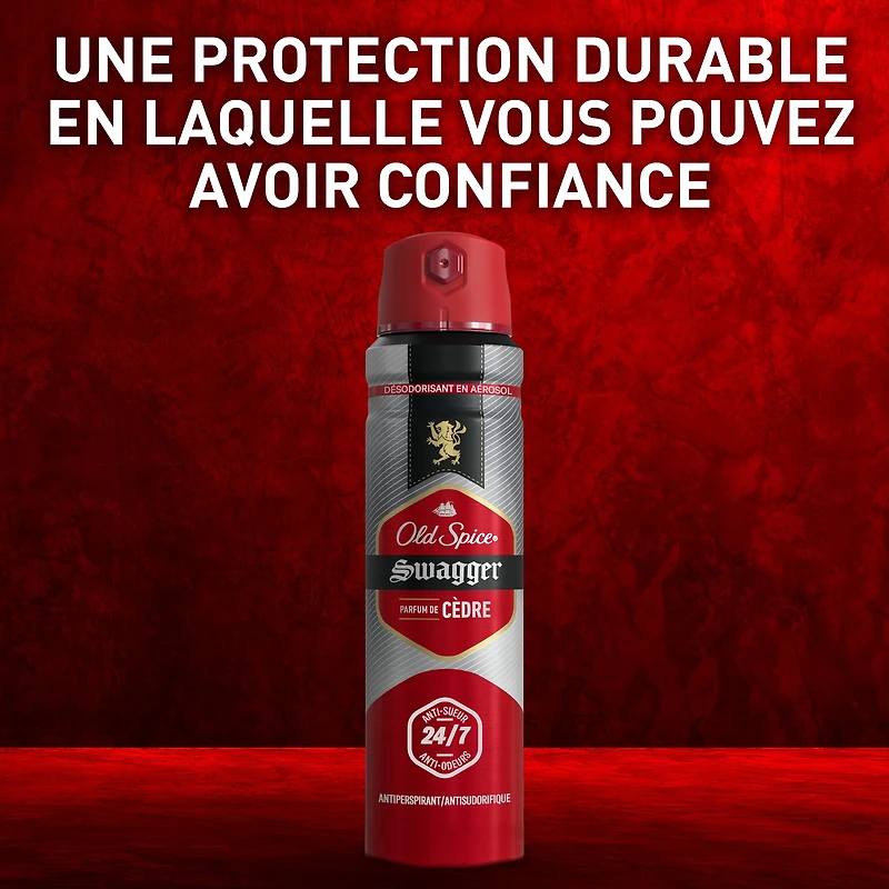 Old Spice Men's Antipespirant & Deodorant Invisible Dry Spray, Swagger Scent