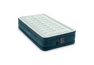 INTEX Dura-Beam® Dream Lux Pillowtop Air Mattress with Internal Pump, 15in. Twin, with Fiber-Tech® Construction