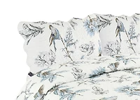 Marina Decoration Couvre-lit imprimé riche, couvre-lit ultra doux pour l'été, ensemble de literie avec taie d'oreiller matelassée