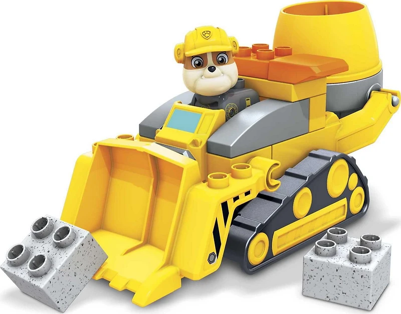 Mega PAW Patrol Rubble's City Construction Truck - 16 pcs