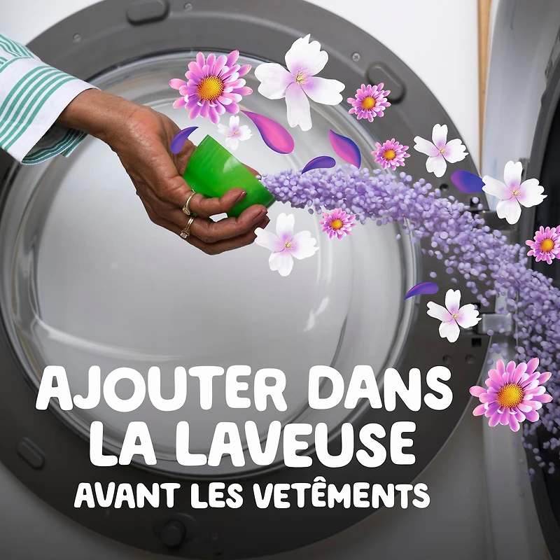 Perles de rehausseur de parfum pour lessive Gain Fireworks, parfum Moonlight Breeze 379G