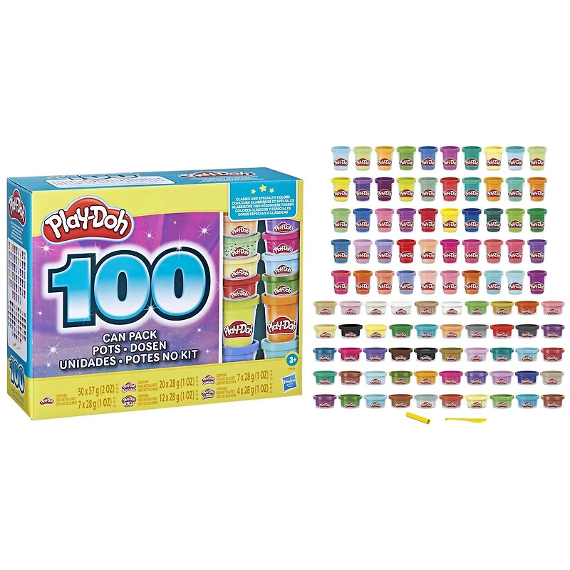 Play-Doh Wow Coffret 100 couleurs À partir de 3 ans