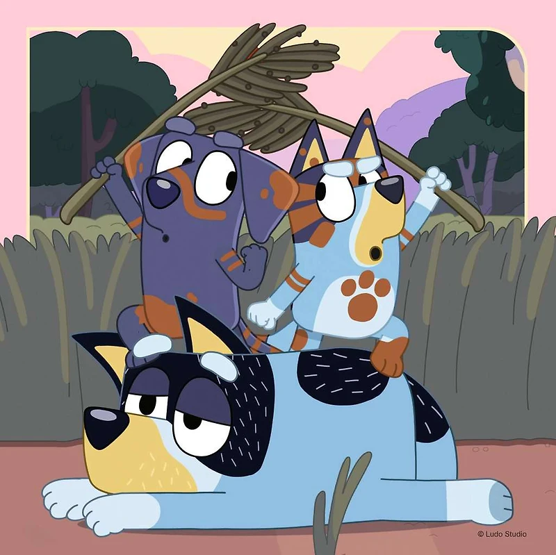 Ravensburger Bluey’s Adventures! 3 x 49 pièces Puzzle