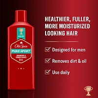 Old Spice Pure Sport 2in1 Shampoo and Conditioner for Men