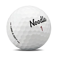 NOODLE LONG & SOFT GOLF BALLS (24 BALL PACK), Get distance and soft feel with Noodle Long & Soft