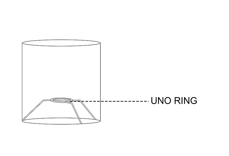 Simple Designs Down to the Wire - Lampe de table avec abat-jour en tissu, or avec abat-jour
