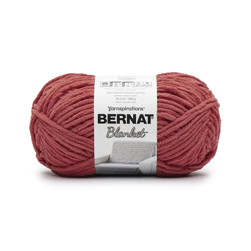 "Bernat® Couverture™ #6 Fil de Polyester Super Volumineux 10,5oz/300g, 220 Yards" Fil super extensible en polyester #6