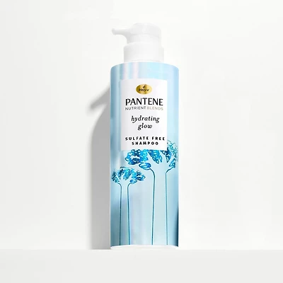 Shampooing Pantene Nutrient Blends Éclat hydratant Baobab + hyaluronique sans sulfate 440 mL