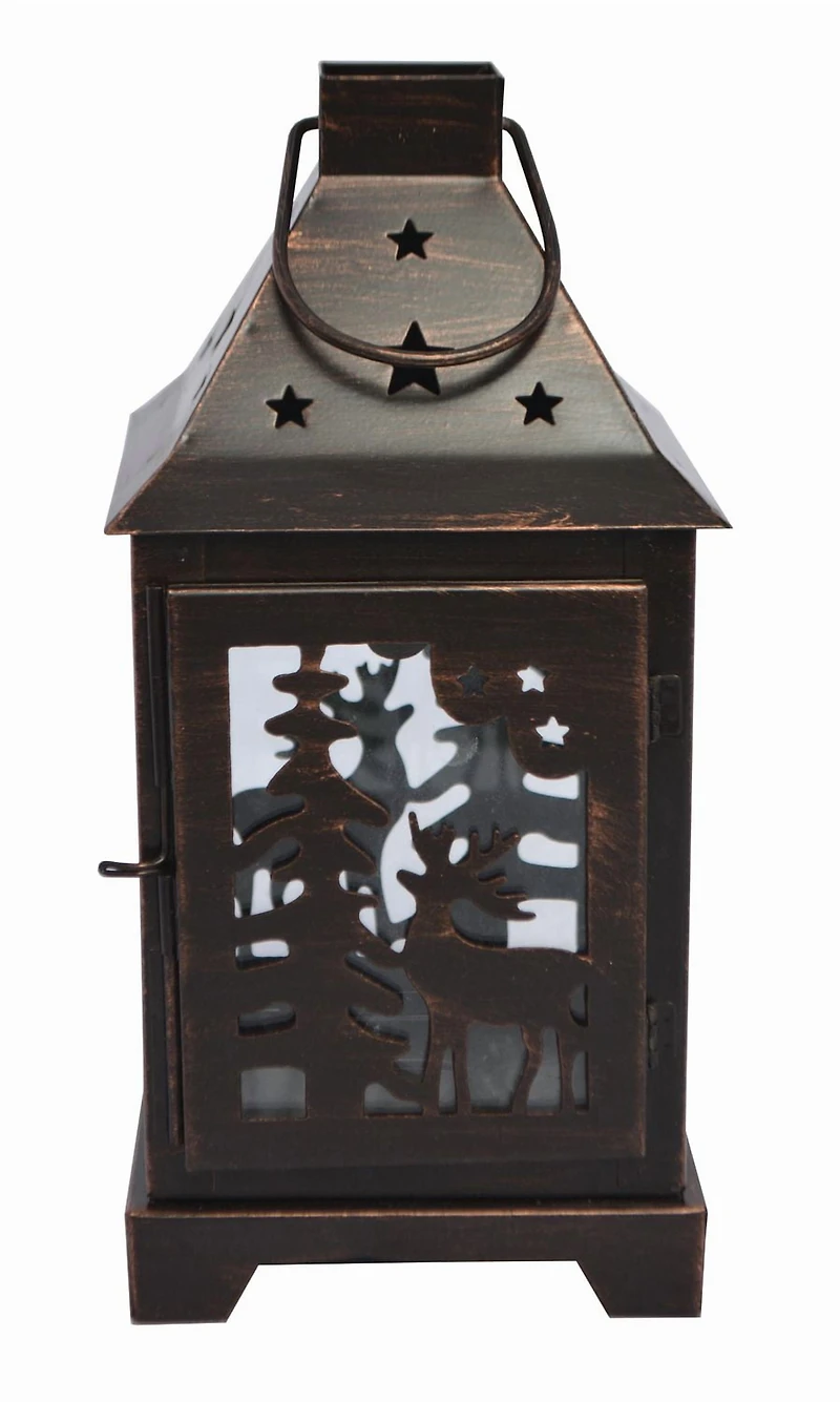 Holiday Time Medium Metal Lantern