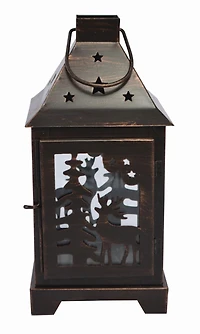 Holiday Time Medium Metal Lantern