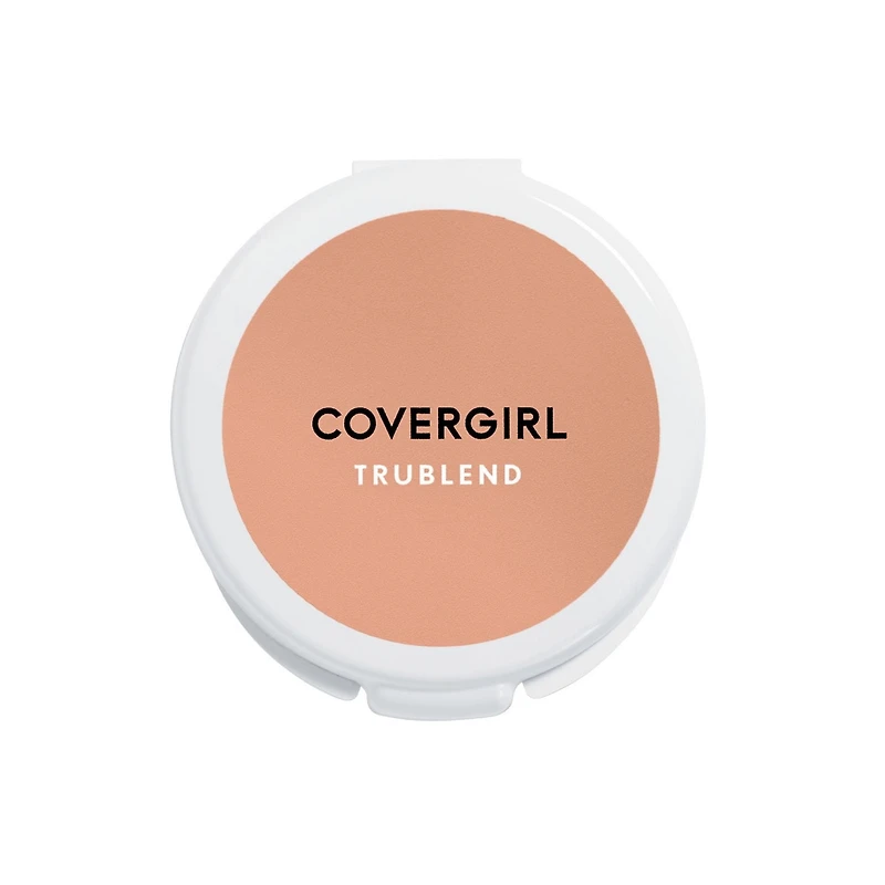 COVERGIRL TruBlend Mineral Pressed Powder, Natural Finish, Oil Control, Blurs Pores, Lightweight, Flawless, 100% Cruelty-Free, Pressed Powder