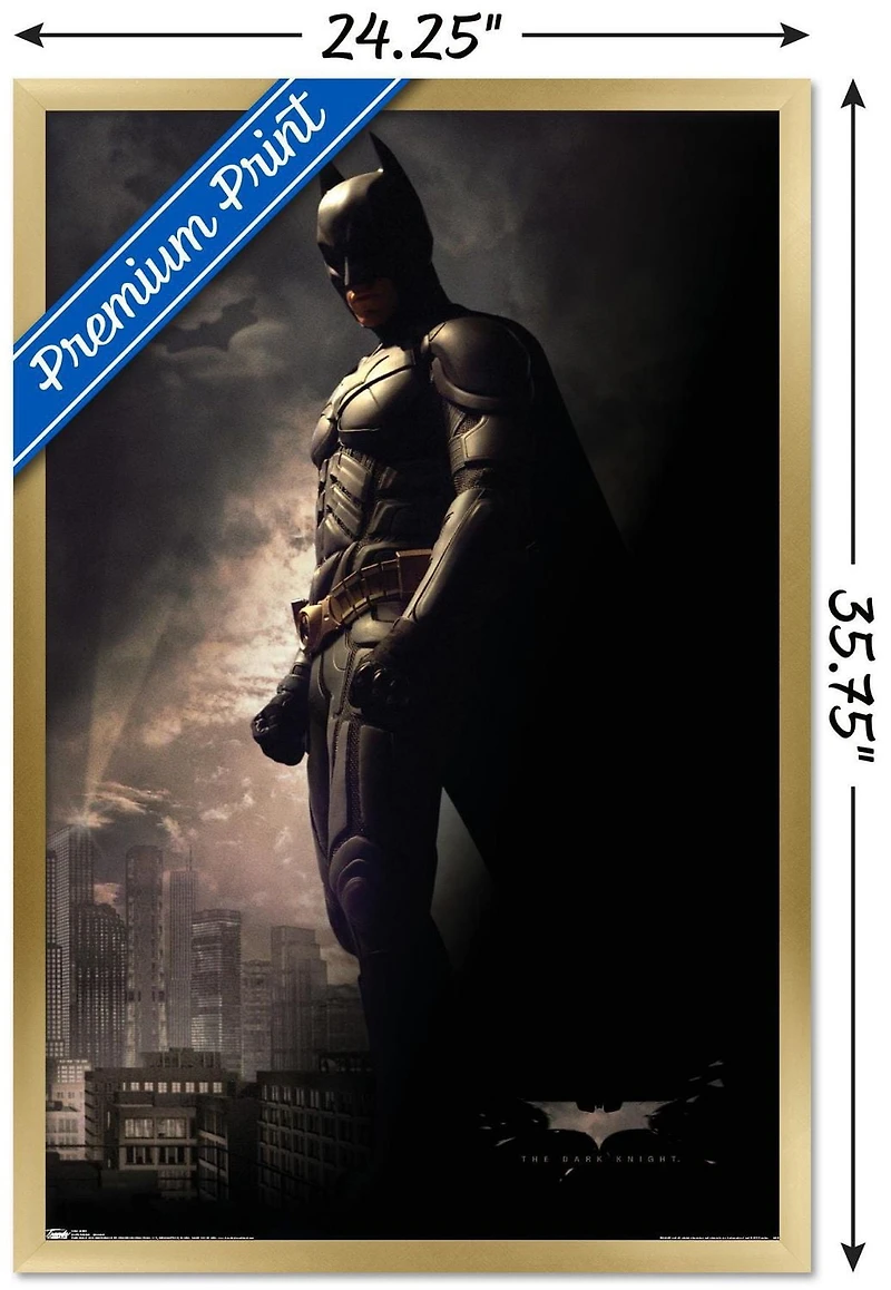 DC Comics Movie - The Dark Knight - Batman in the Shadows Wall Poster, 22.375" x 34"