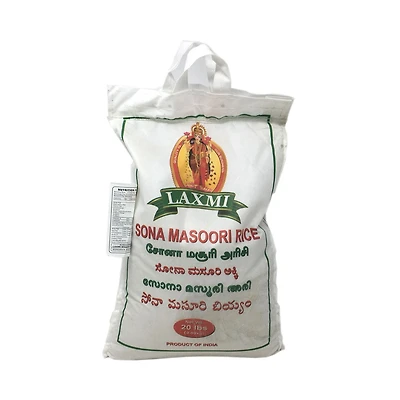 Riz Sona Masoori 9,09 kg 20 livres