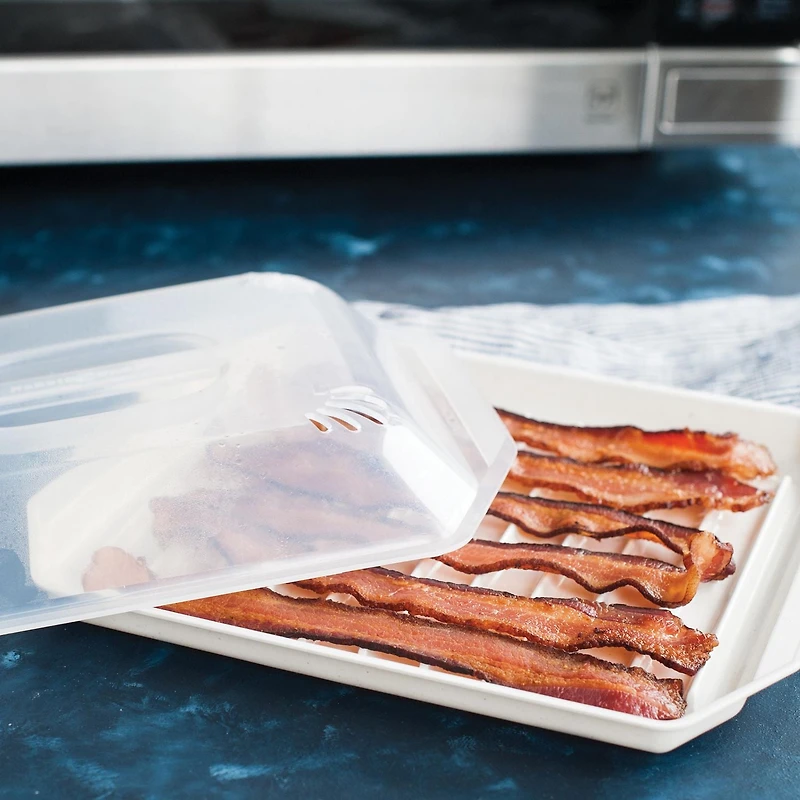 Nordic Ware Compact Bacon Tray with Lid