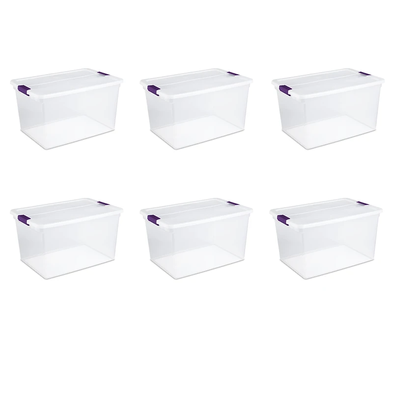 Sterilite 62 Liter ClearView™ Latch Box