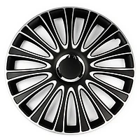 Alpena 16" Le Mans Wheel Covers, Silver, set of 4