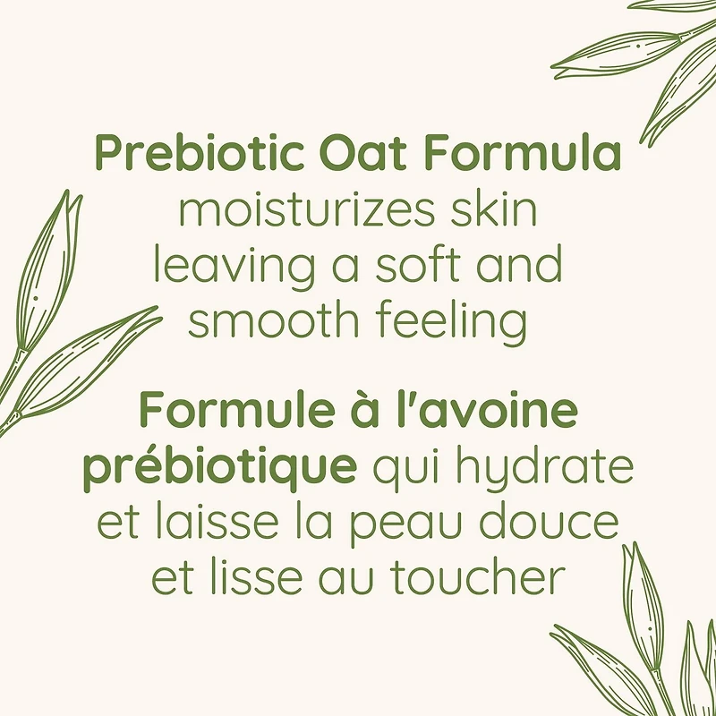 Aveeno Daily Moisturizing Body Wash for Dry, Sensitive Skin with Prebiotic Oat, Hydrating Oat Body Wash Nourishes Dry Skin & Gently Cleanses, Light Fragrance, Sulfate-Free, 532 mL