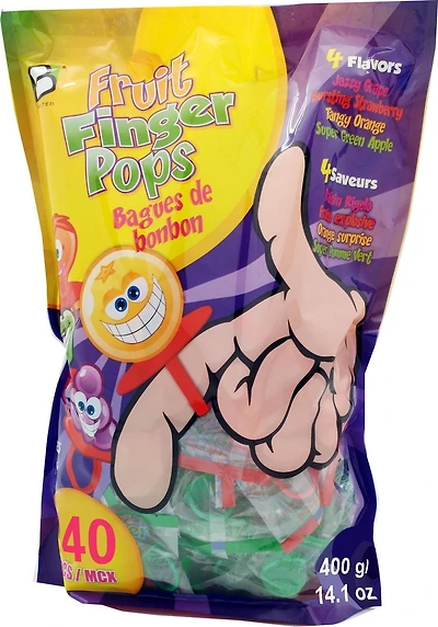 Bagues de Bonbons Asst Sac 40mcx Bagues de Bonbons Asst Sac 40mcx