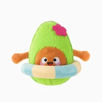 Peluche Hugsmart Beach Daze Summer Avocado pour chien – Peluche et couinante, pour petits et moyens chiens