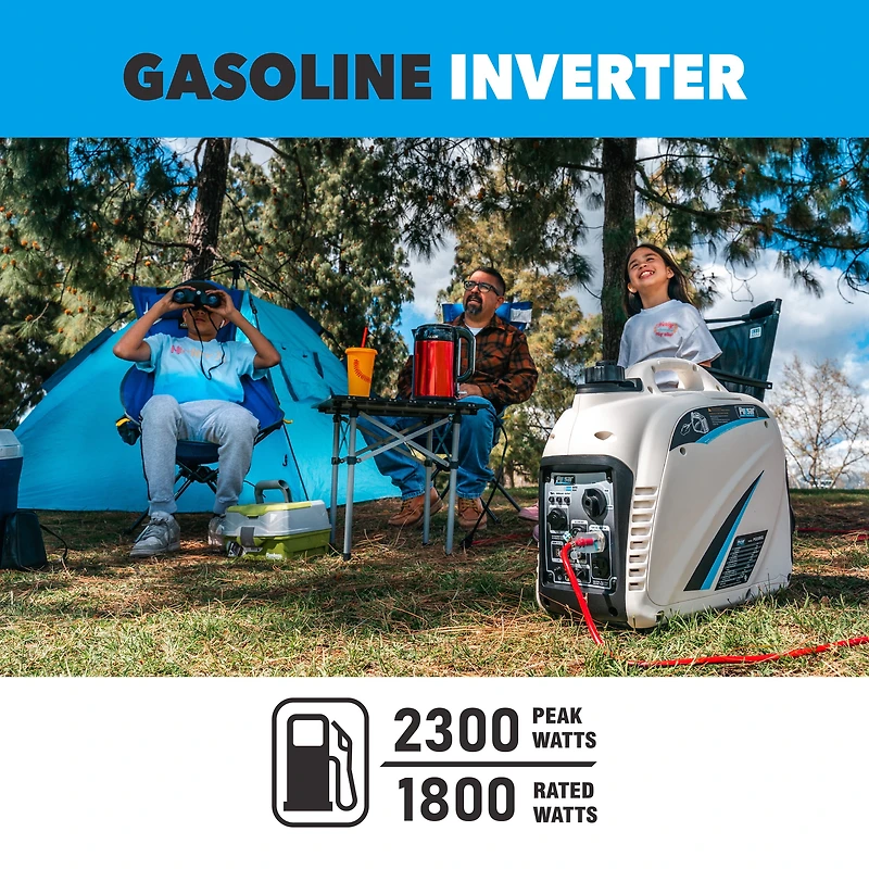 Pulsar PG2300iS 2,300 Watt Portable Small Gas Powered Inverter Power Generator