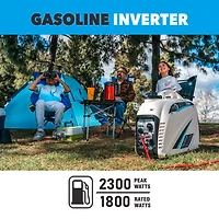 Pulsar PG2300iS 2,300 Watt Portable Small Gas Powered Inverter Power Generator