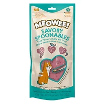 Meowee! Savory Spoonables with Salmon, Tuna & Krill, 4ct