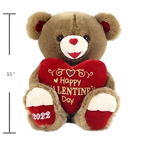 Way To Celebrate Valentine’s Day Sweetheart Teddy Bear 2022, Brown 