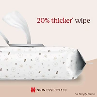Lingettes pour bébés Huggies Skin Essentials, 2 emballages à couvercle rabattable (112 lingettes) 2 Emballages | 112 Lingettes