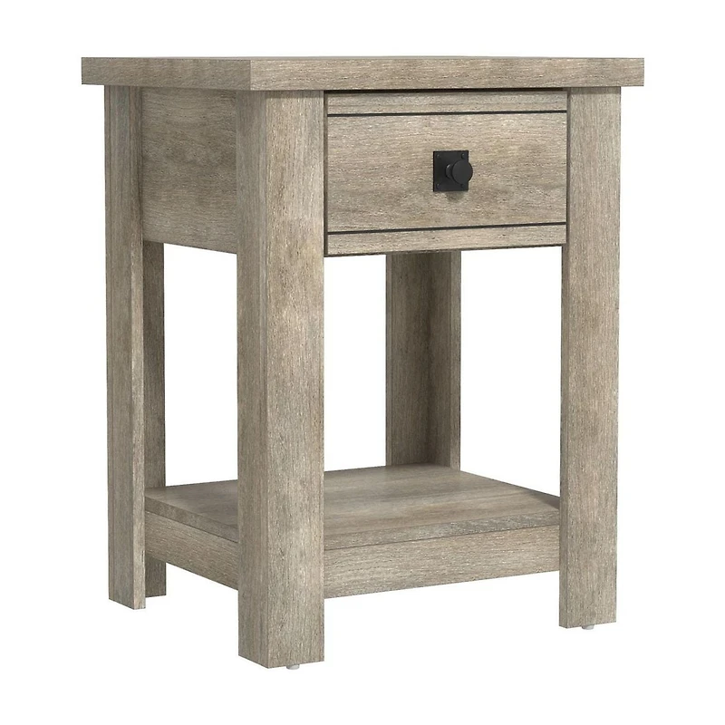 Hillsdale Coover Wood End Table with 1 Drawer