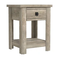 Hillsdale Coover Wood End Table with 1 Drawer