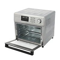 Kalorik MAXX® Friteuse à Air à Porte Unique de 26 Qt avec 21 préréglages, température de saisie de 500F et 5 accessoires (AFK26SD5SS43) Friteuse à Air à Porte Unique avec 5 Accessoires