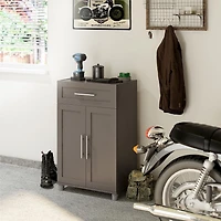 Meuble de rangement à 2 portes et 1 tiroir Camberly de Systembuild Evolution, gris graphite