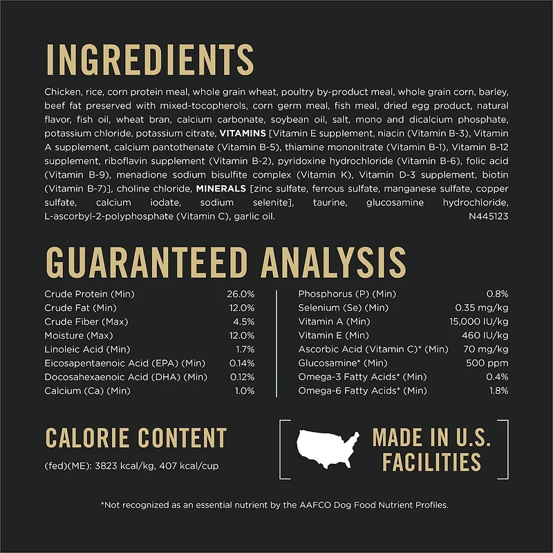 Purina Pro Plan Spécialisée Poulet et riz pour chiens de grandes races, Nourriture Sèche pour Chien 21.3 kg