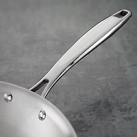 Tramontina Fry Pan Stainless Steel Try-Ply Clad 8-in, 80116/004DS