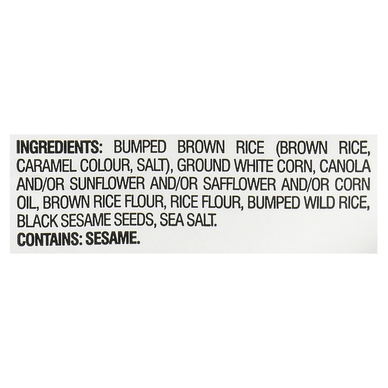 riceworks Wild Sea Salt and Black Sesame Gourmet Rice Snacks
