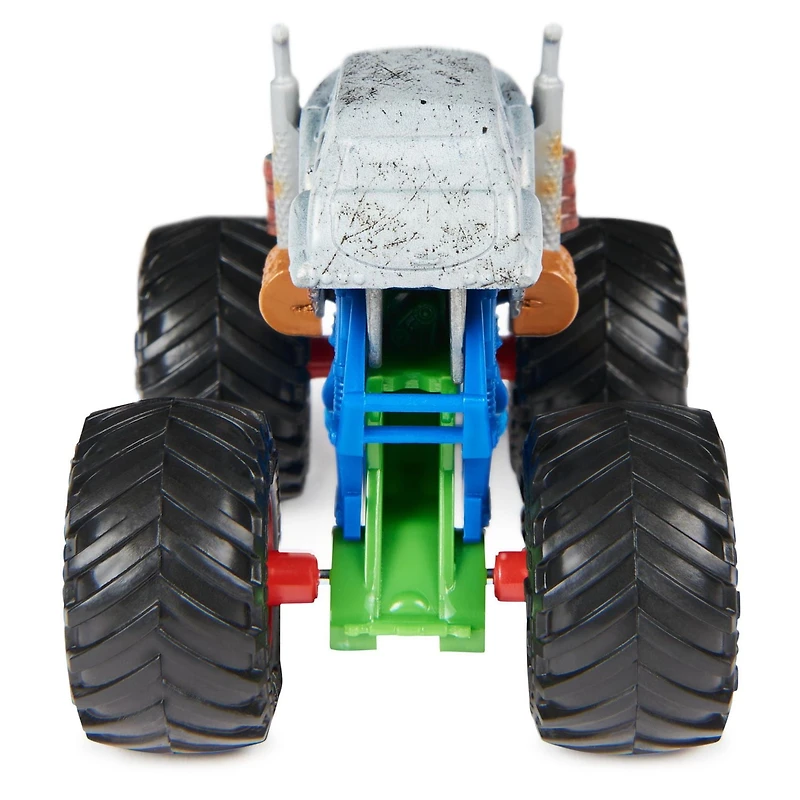 Monster Jam, Monster truck Double Decker officiel, véhicule en métal moulé, échelle 1:64, Jouets pour garçons à partir de 3 ans