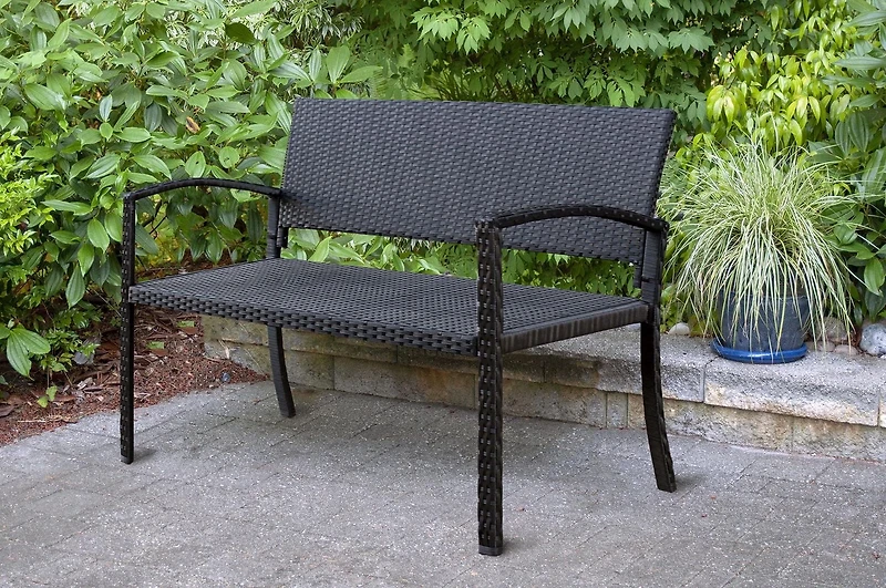 Patioflare Jackie Wicker Patio Bench
