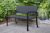 Patioflare Jackie Wicker Patio Bench