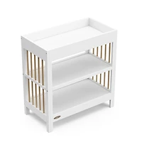 Table à langer Graco Teddi, Blanc avec bois flotté