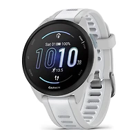 Garmin Forerunner 165 GPS Running Smartwatch and Fitness Tracker with Heart Rate - Mist Grey/Whitestone