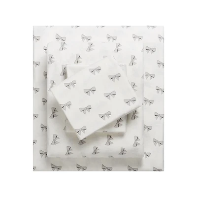Ensemble de draps en flanelle 4 pièces Boucle de Paris HOMETRENDS, grand 100 % coton