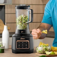 Oster Extreme Mix Blender, 1500 Watt High Speed Blender with 10-Point Blade, 8-Cup Kitchen Blender with Auto Programs