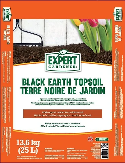 Expert Gardener Terre noire 25 L