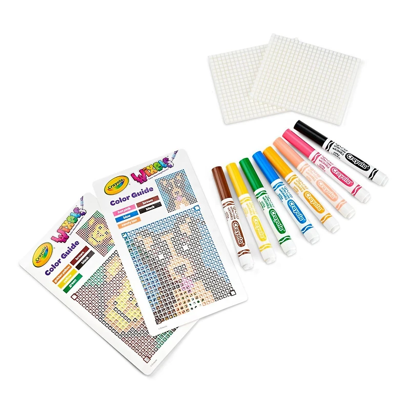 Trousse Crayola Wixels, Animaux D’art pixélisées
