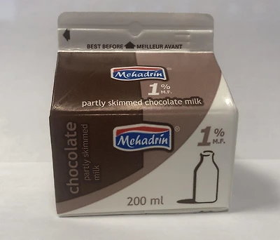 Lait au chocolat 1% Mehadrin 200ml