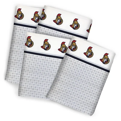 NHL Ottawa Senators Queen Sheet Set
