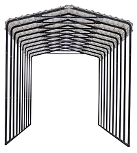 Arrow Carport, 14x42x14, Eggshell