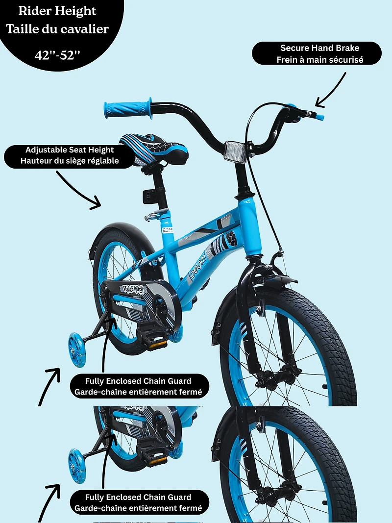 BEAM 16" KIDS BIKE - BLUE