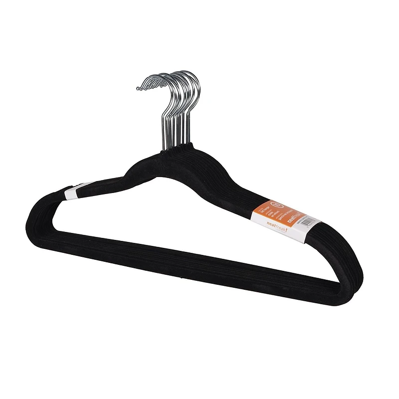 neatfreak! Cintre En Velours Antidérapant, Paquet de 10